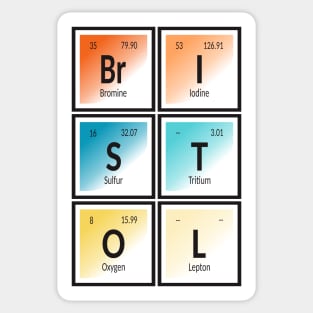 Bristol City | Periodic Table Sticker